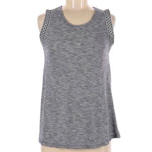 W5 Aztec Embroided Sleeveless Knit Top